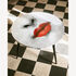 FORNASETTI Table top Bocca White/Black/Red M18Y005GPFOR21ROS
