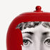 FORNASETTI Vase Sagome di Vasi White/Black/Red FOR10571FOR24ROS