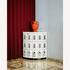FORNASETTI Corner cabinet Architettura White/Black M49X417FOR21BIA