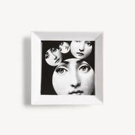 Fornasetti distorted face plate - Black, £150.00